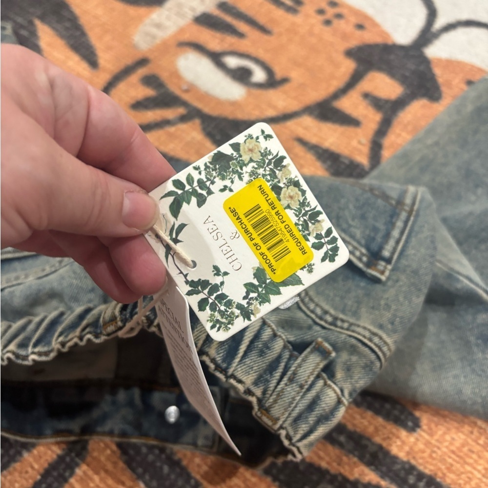 Chelsea & Violet Kids Blue Jeans Barrell - Picture 2 of 5